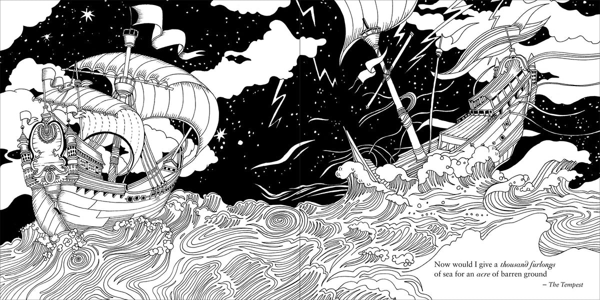 Escape to Shakespeare's World: A Colouring Book Adventure