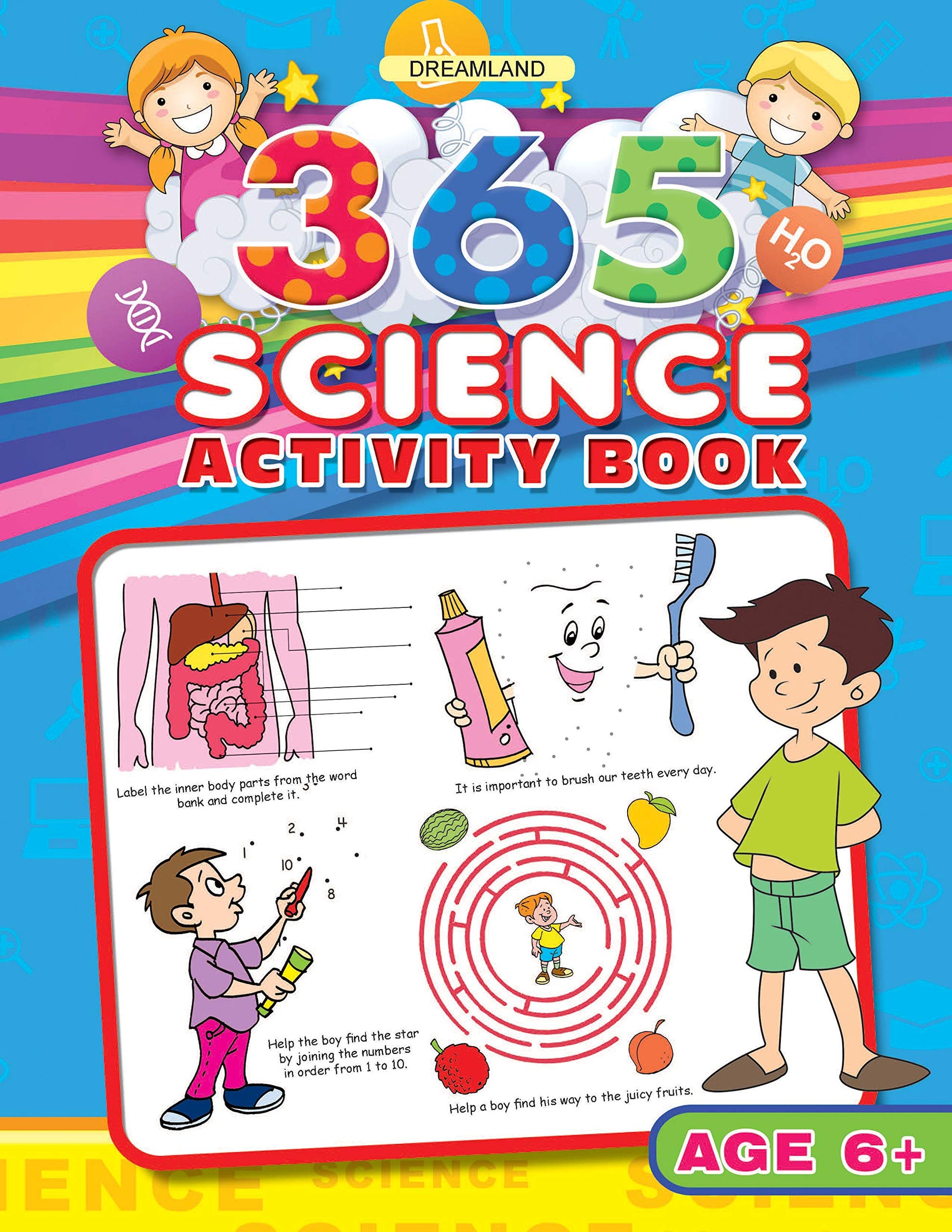 365 Science Activity Book by Dreamland Publications (Author) book cover