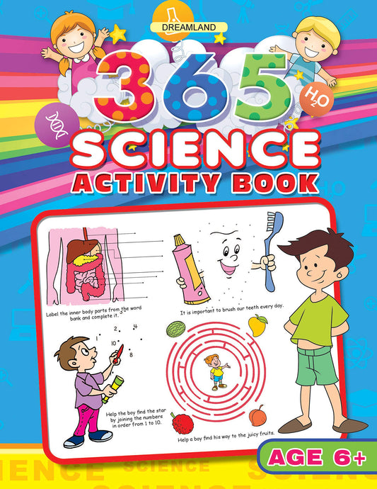 365 Science Activity Book by Dreamland Publications (Author) book cover