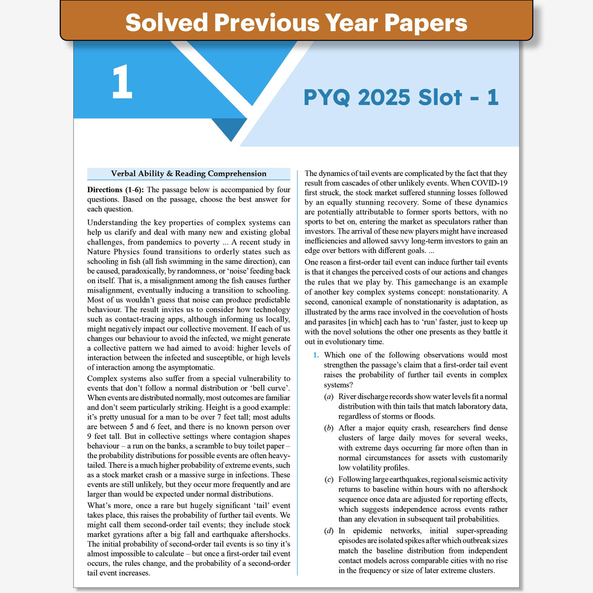 PW CAT 9 Years Chapterwise & Topicwise Previous Years Solved Questions (2025-2017) and 5 Mock Papers (CBT Mode) with Detailed Explanations | Included Mind Maps & Trend Analysis