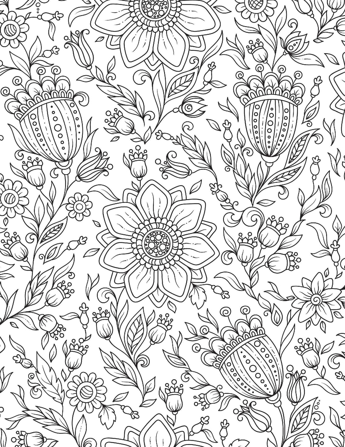 Nature Adult Colouring Book for Peaceful Creativity and Stress Relief | Beautiful Designs Inspired by Flowers, Birds, Butterflies & More for Relaxation and Mindful Expression