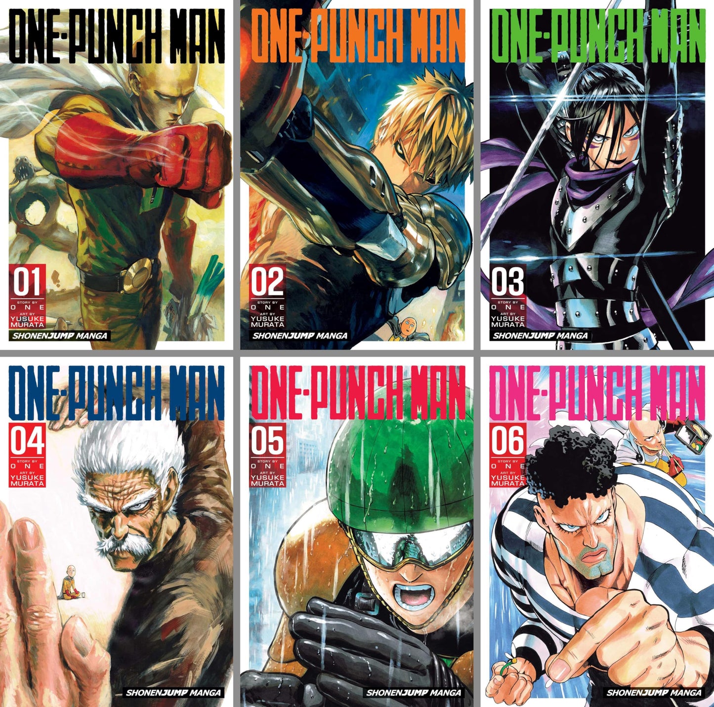 One-Punch Man Series Vol. 1–32 Complete Manga Collection by ONE (32 Books)