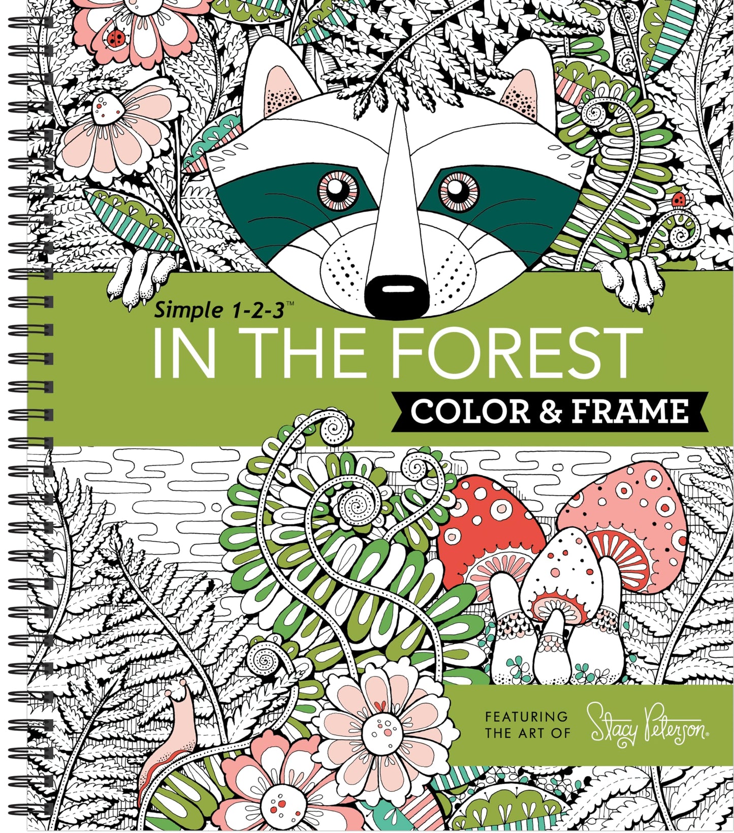 Color & Frame - In the Forest (Adult Coloring Book) 
