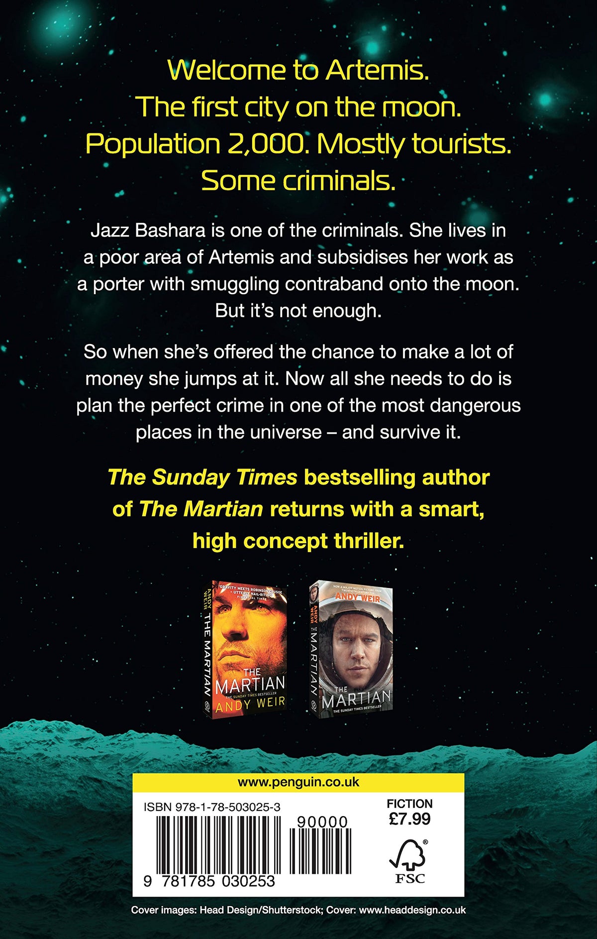 Artemis: From the Bestselling Author of Project Hail Mary, Andy Weir | Now a Major Motion Picture Starring Ryan Gosling