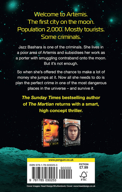 Artemis: From the Bestselling Author of Project Hail Mary, Andy Weir | Now a Major Motion Picture Starring Ryan Gosling