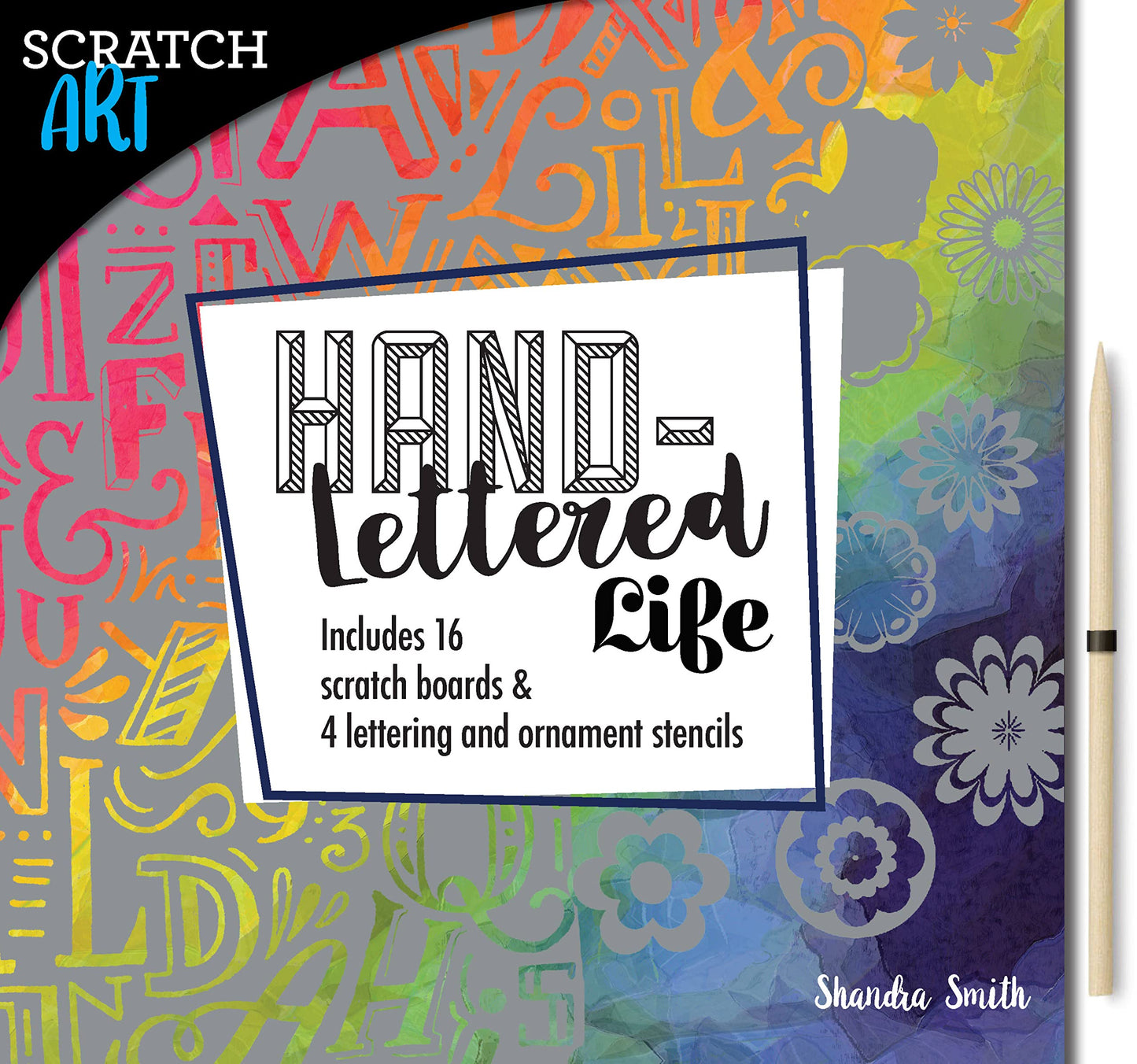 Scratch & Create: Hand Lettered Life book cover