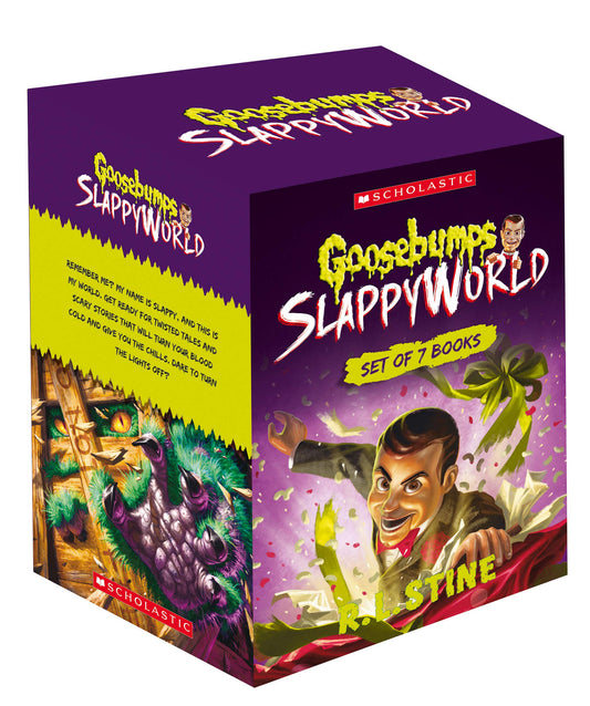 Goosebumps Slappy World Box Of 7 Books book cover