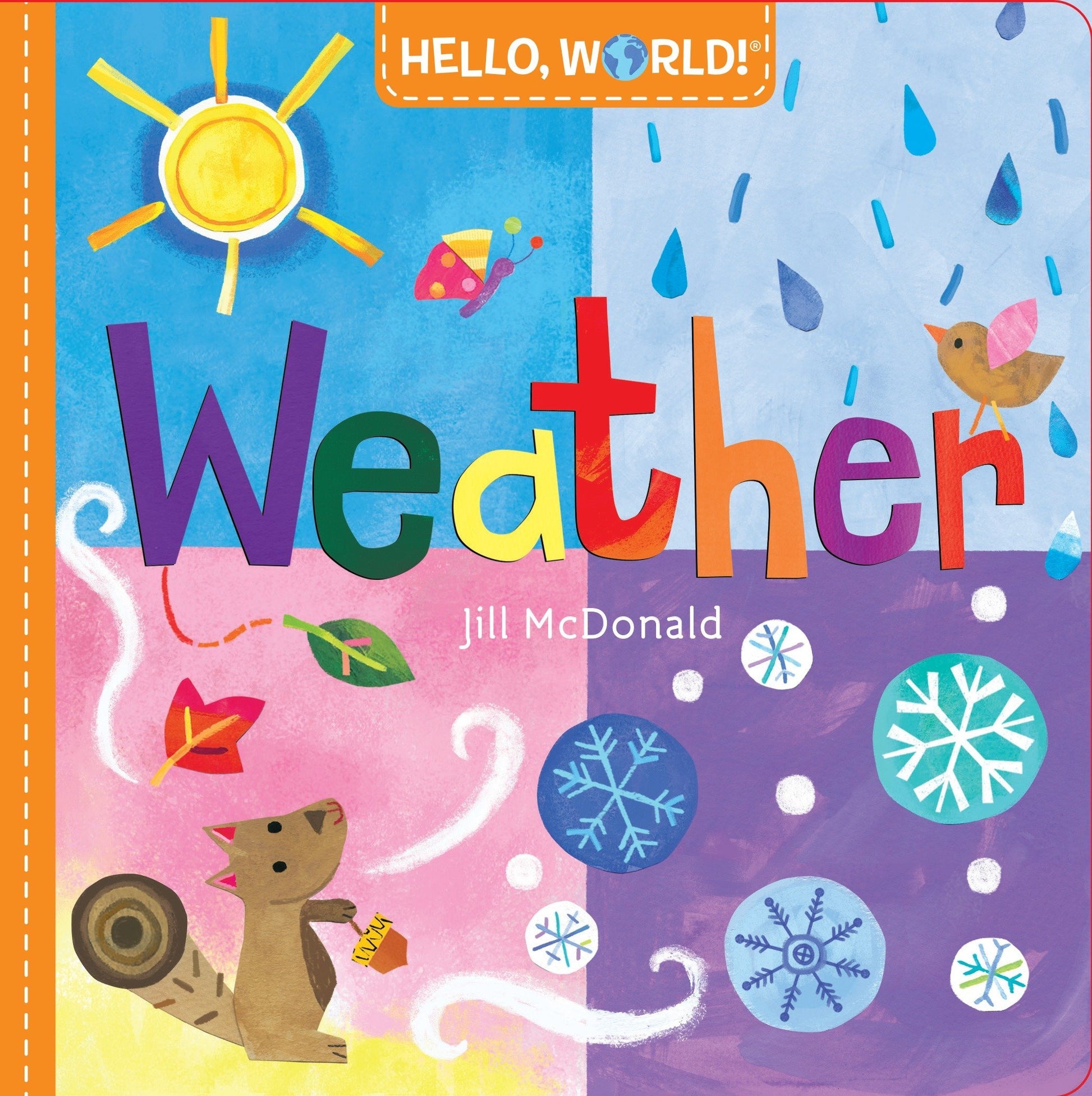 Hello  World! Weather by Jill McDonald book cover
