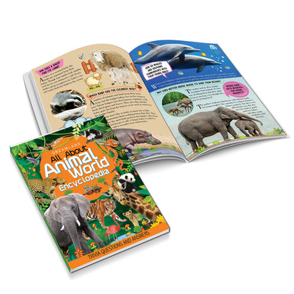 Animal World Children Encyclopedia for Kids Age 5–15 Years | Illustrated Animal Encyclopedia with Fun Facts, Trivia Questions & Answers | Learn About Wildlife, Sea Creatures, Birds, Mammals, Insects, Reptiles & Amazing Animal Kingdom Discoveries