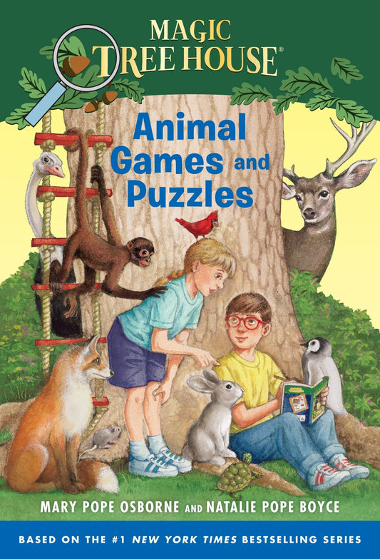 Magic Tree House: Animal Games and Puzzles book cover