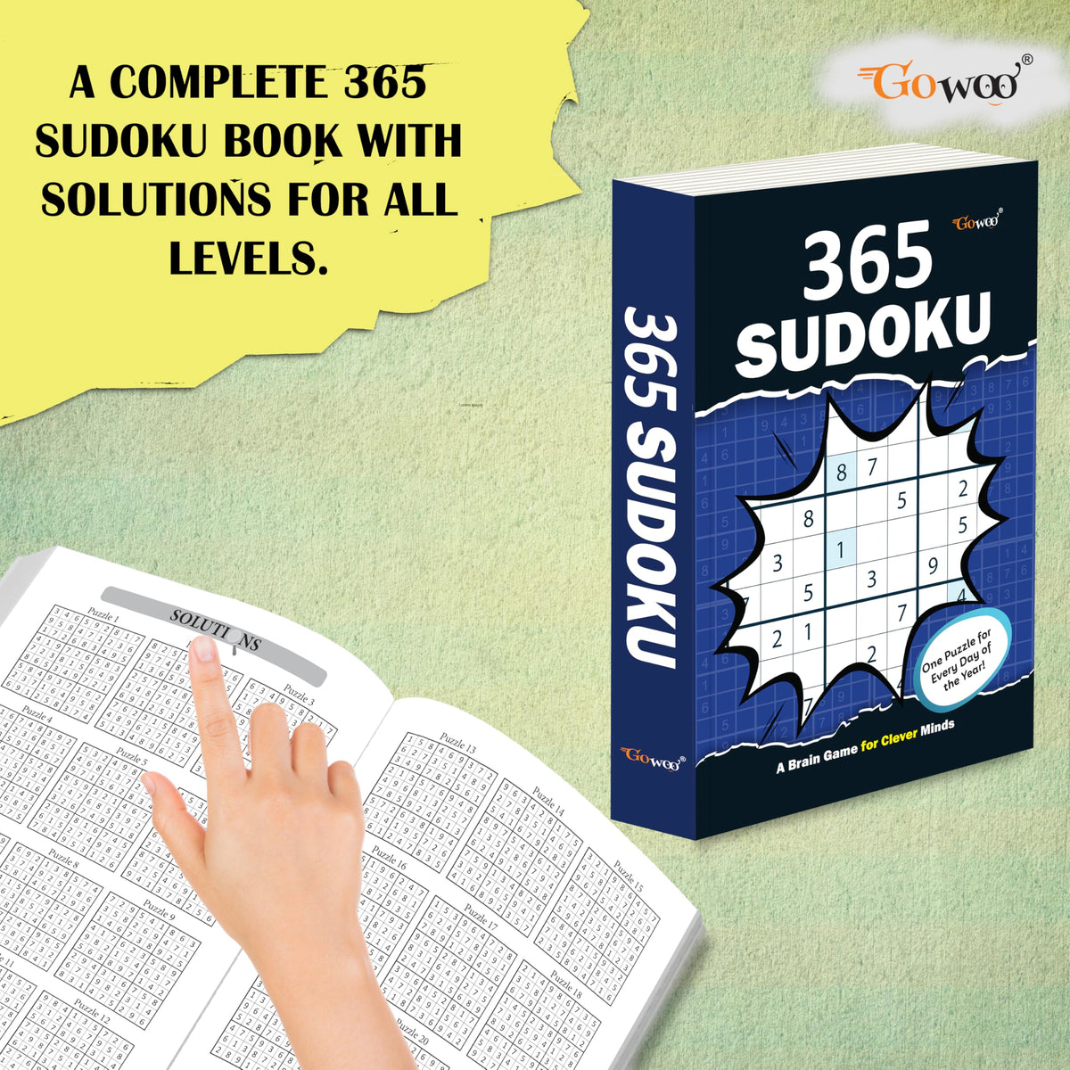 365 Sudoku :- Brain Training Sudoku Puzzle Book, Sudoku puzzle book, Brain Booster sudoku book, 365 sudoku puzzles book, Classic Sudoku Puzzle Book, Travel-sized sudoku puzzle book