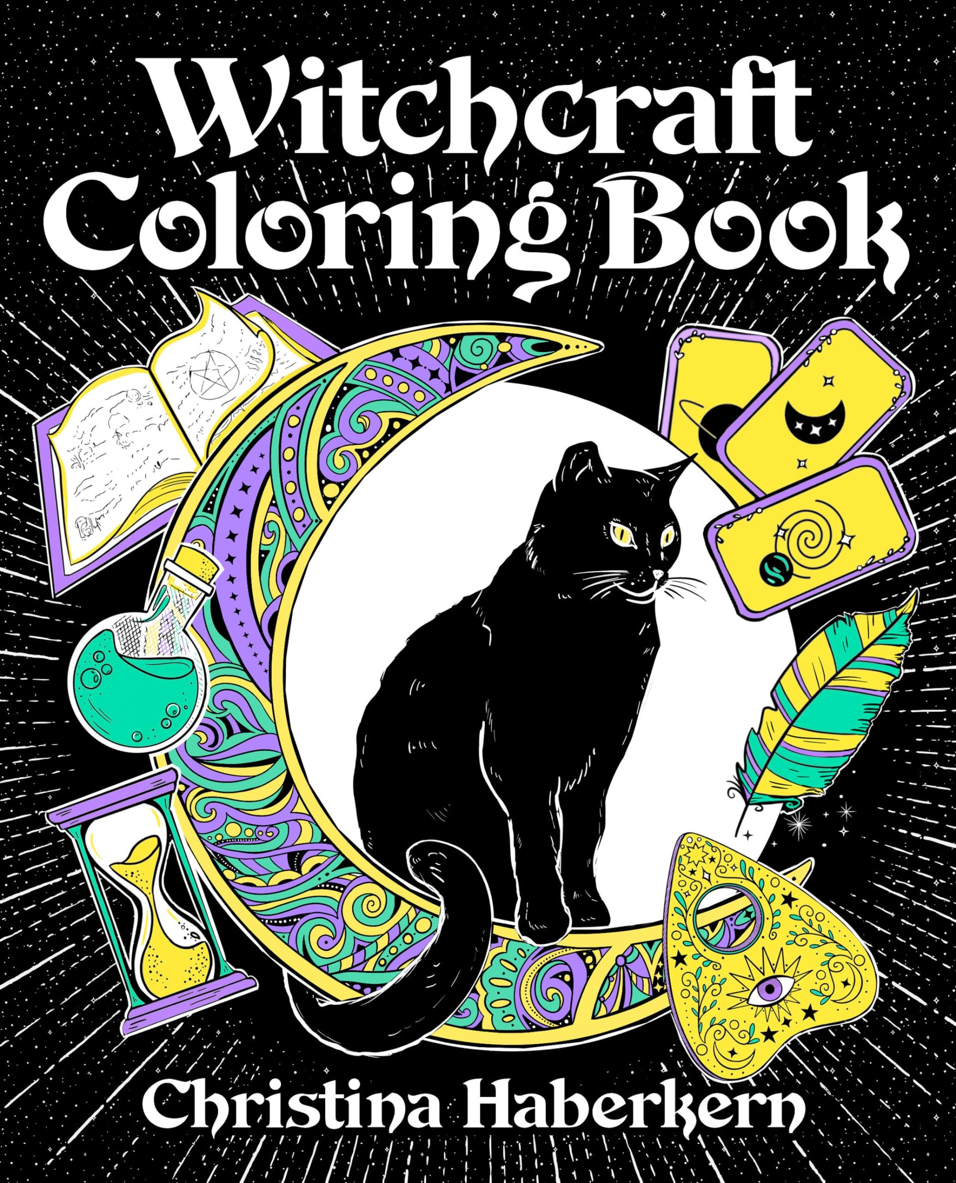 Witchcraft Coloring Book book cover