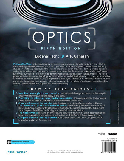 OPTICS, 5TH EDITION