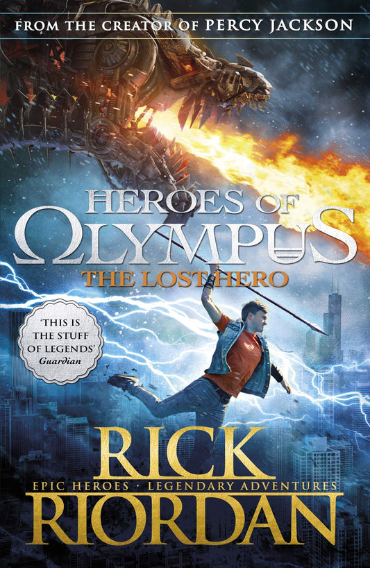 Heroes of Olympus: The Lost Hero (Heroes of Olympus  1) by Rick Riordan book cover