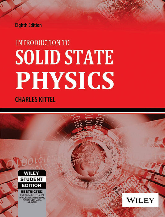 Introduction to Solid State Physics, 8ed
