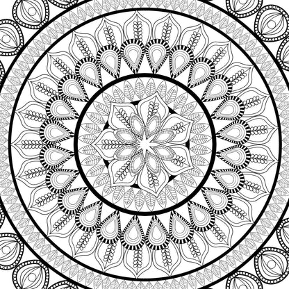 Refreshing Mandala Colouring Book for Adults Book 5| Intricate Mandala Designs for Mindfulness, Relaxation & Creativity | High Quality Paper for Pens, Pencils & Markers