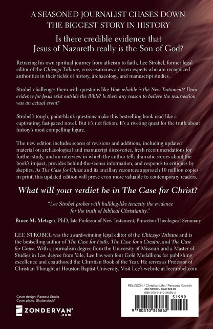 The Case for Christ: A Journalist's Personal Investigation of the Evidence for Jesus (Case for ... Series) 