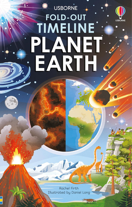 FOLD OUT TIME LINE OF PLANET EARTH book cover
