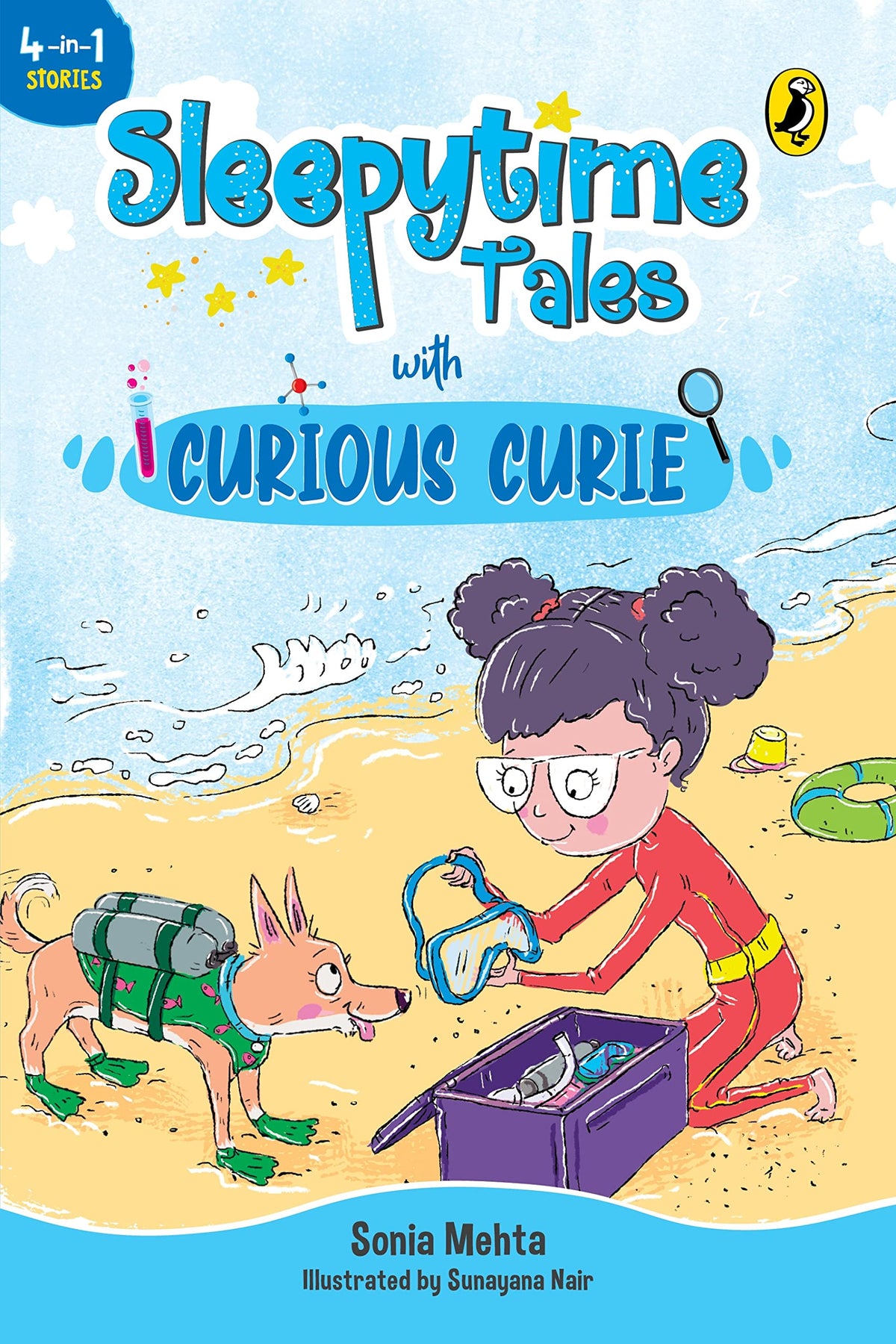 Sleepytime Tales With Curious Curie: Bedtime Stories with Oodles of Fun book cover