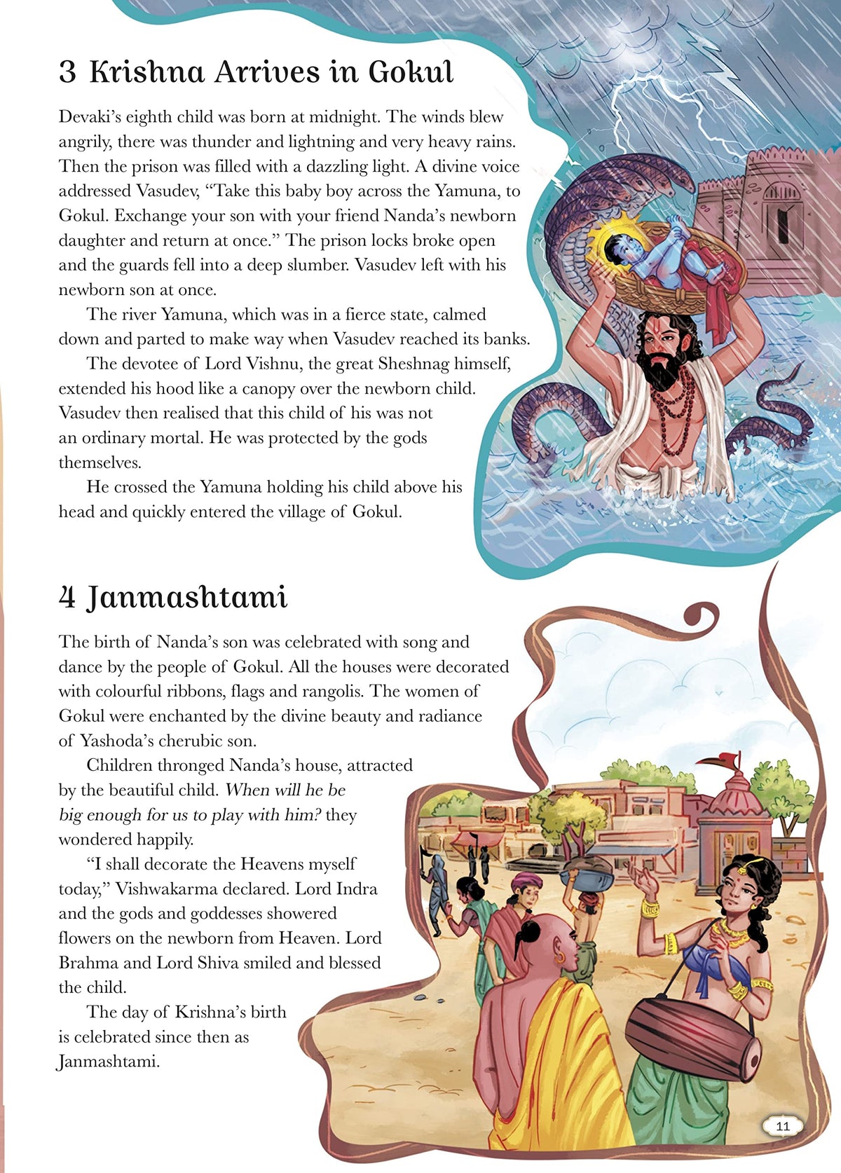 365 Krishna Stories: Tales of Lord Krishna’s Miracles, Wisdom & Devotion | Inspiring Hindu Stories for Kids & Families | Illustrated Storybook from the Bhagavad Gita & Puranas | Ages 8+