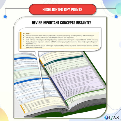 CSIR NET Life Science Books | Exam Mapping Book (Vol 1 & 2) with 5000+ Exam Pointers & Latest Syllabus | Quick Revision Theory for NTA CSIR UGC NET/JRF, GATE & DBT Exams | Colourful Edition | IFAS
