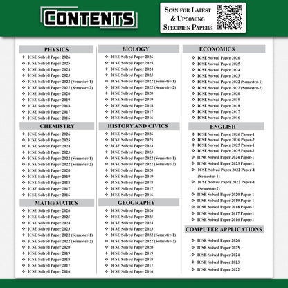 PW ICSE Class 10 Previous Year Question Papers | 10 Years Solved Papers (2016–2026) | Board Exam 2027 | Physics, Chemistry, Maths, Biology, Economics, ... Computer Applications, English Paper 1 & 2