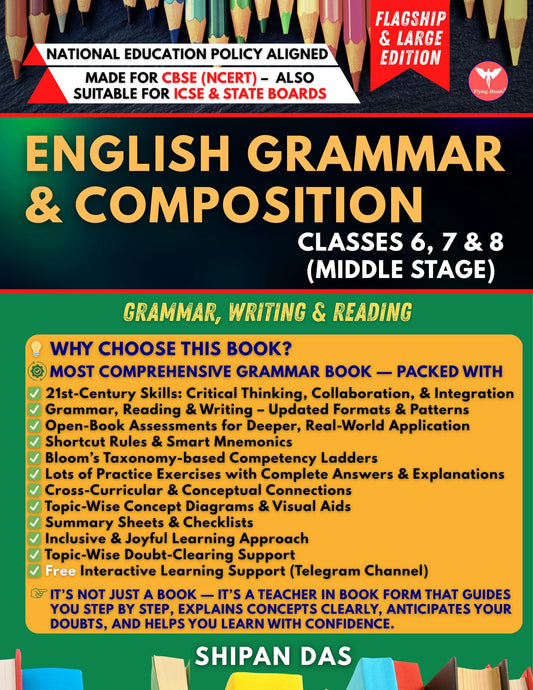 English Grammar and Composition for Class 6, 7 and 8