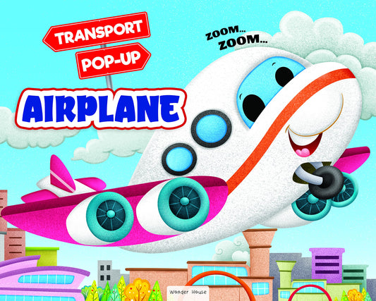 Pop-up Transport - Airplane - Gorgeously Illustrated Pop-up Book For Children book cover