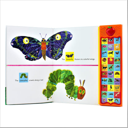 World of Eric Carle, Around the Farm 30-Button Animal Sound Book - Great for First Words - PI Kids 
