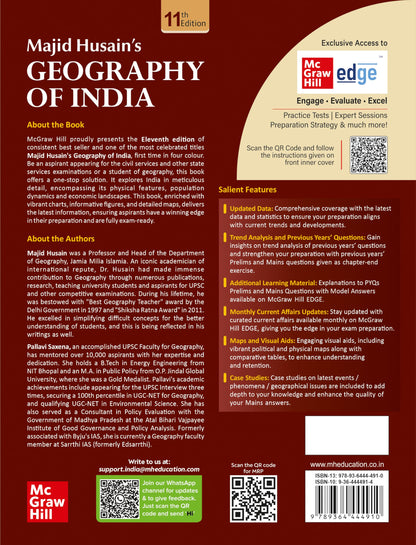 Geography of India, 11e for UPSC CSE 2026 by Pallavi Saxena | Solved PYQs | Colour Maps, Graphs & Charts | Learning tricks & Trend analysis | 30+ Video lectures, Monthly Current Affairs and Webinars