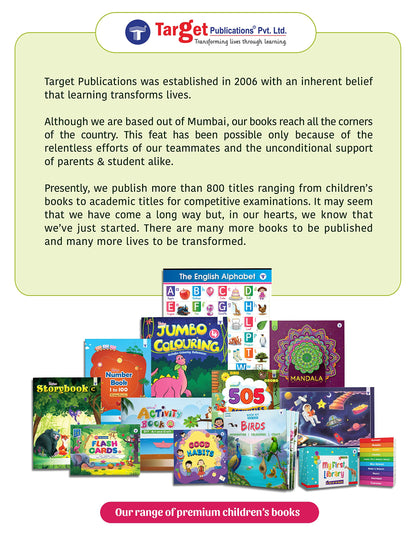 All in One Charts for Kids Age 2+ Years (72 x 49.5 cm) | 7 Charts | Alphabet, Numbers, Animals, Birds & Good Habits | Education Wall Posters with Pictures for Preschool & Nursery | Water Resistant