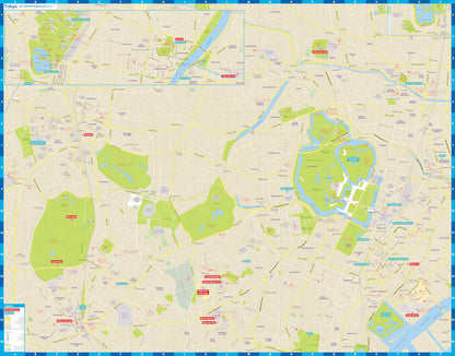 Lonely Planet Tokyo City Map: Durable, Waterproof, Easy-Fold Planning Map with Attractions & Walking Tours (Compact City Planning Maps)