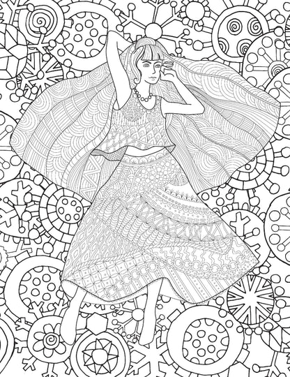 Fashion Adult Colouring Book for Adults | Beautiful Dresses, Runway Looks & Trendy Outfits to Colour for Relaxation, Mindfulness, Stress Relief & Creative Art Therapy