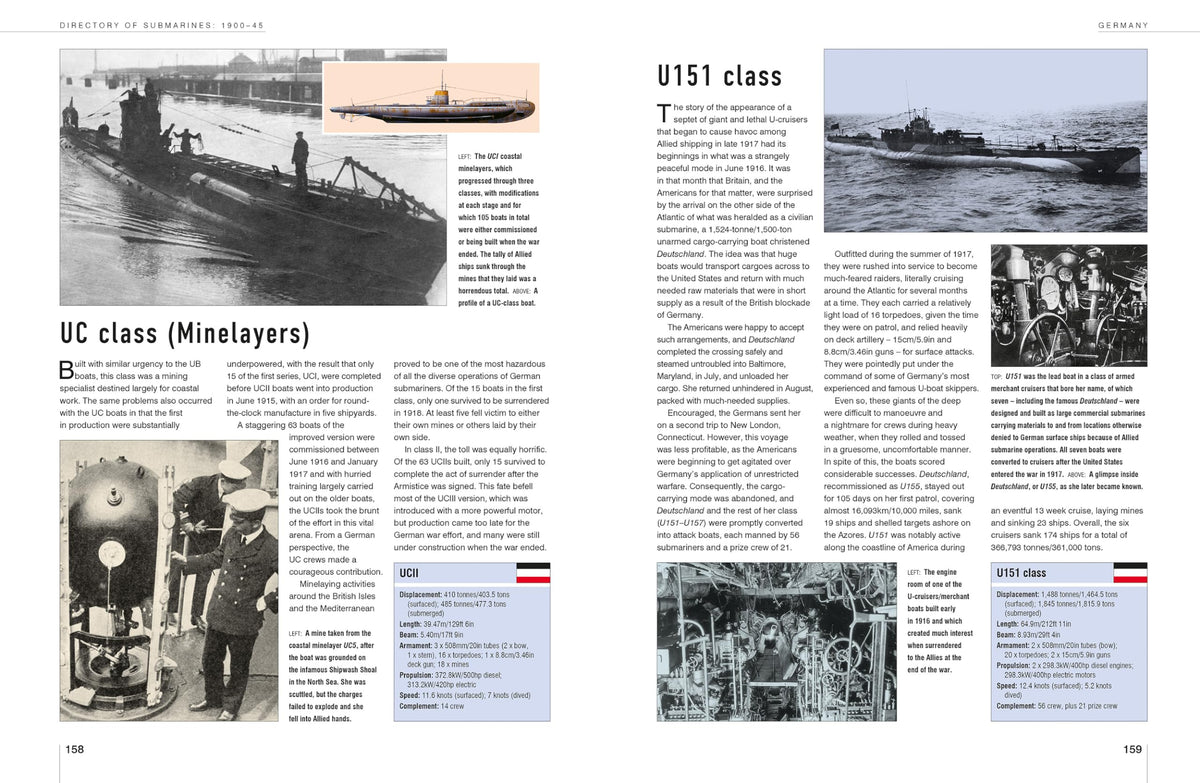 The World Encyclopedia of Submarines: A Complete History of over 150 Underwater Vessels from the Hunley and Nautilus to Today's Nuclear-powered Submarines (Military Transport)