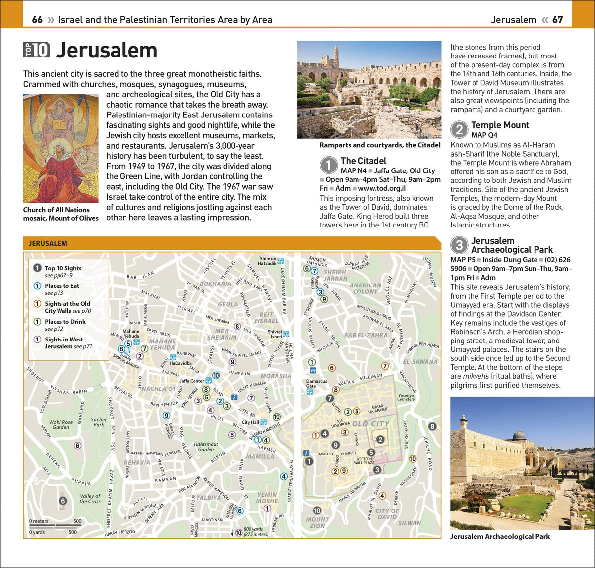 DK Top 10 Israel and the Palestinian Territories
