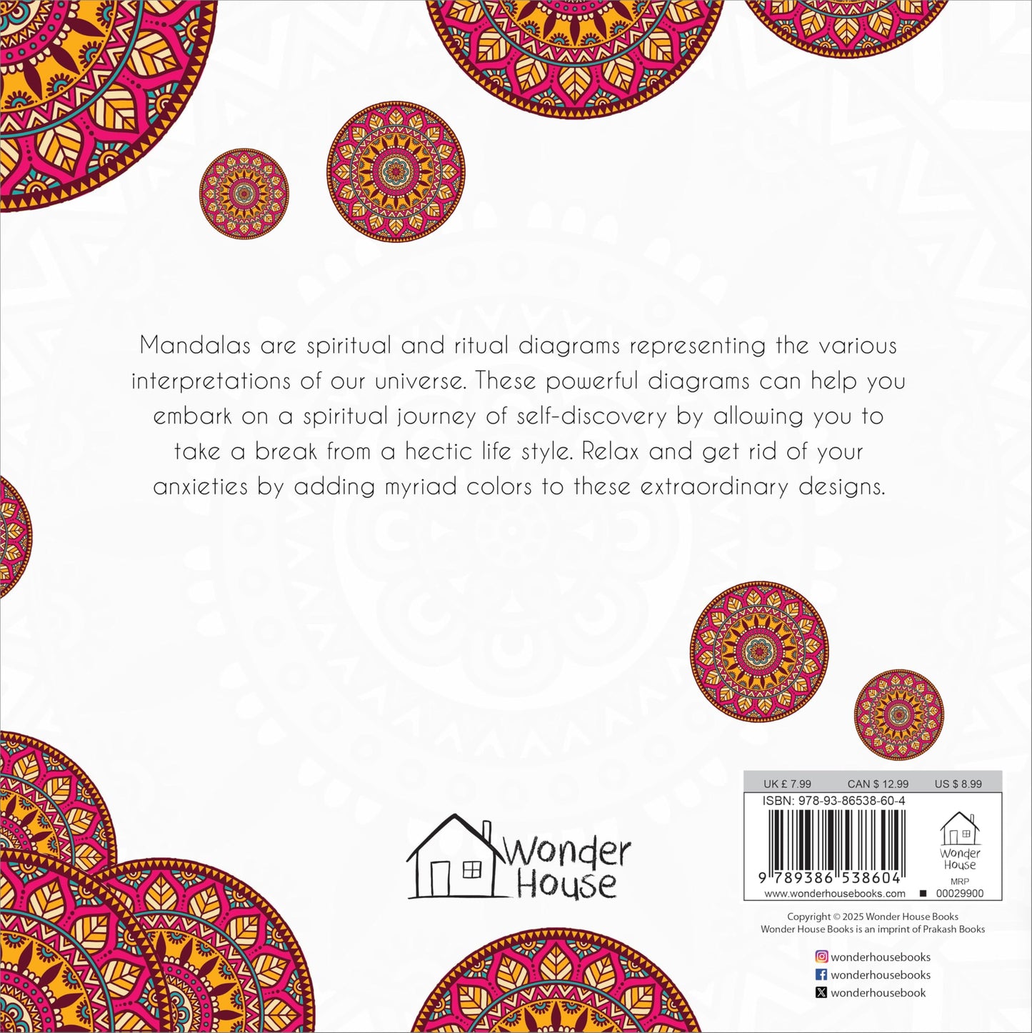 Mandala Art: Colouring Books for Adults with Tear Out Sheets