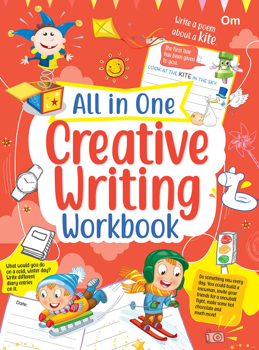 Creative Writing : All in One Creative Writing Workbook by Om Books Editorial Team (Author) book cover