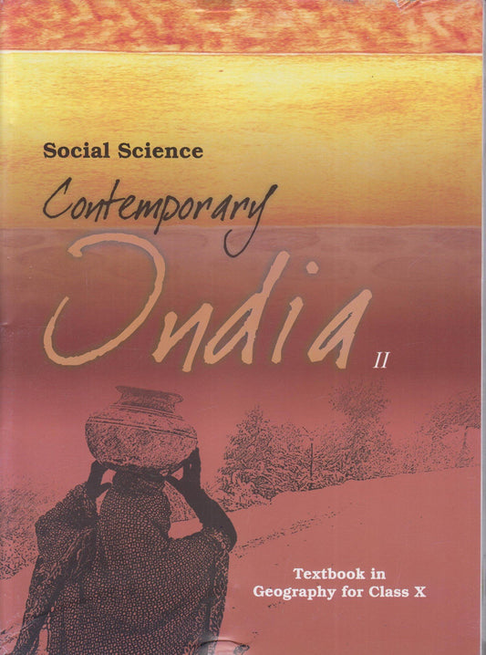 Contempropry India - Geogrophy by NCERT (Author) book cover