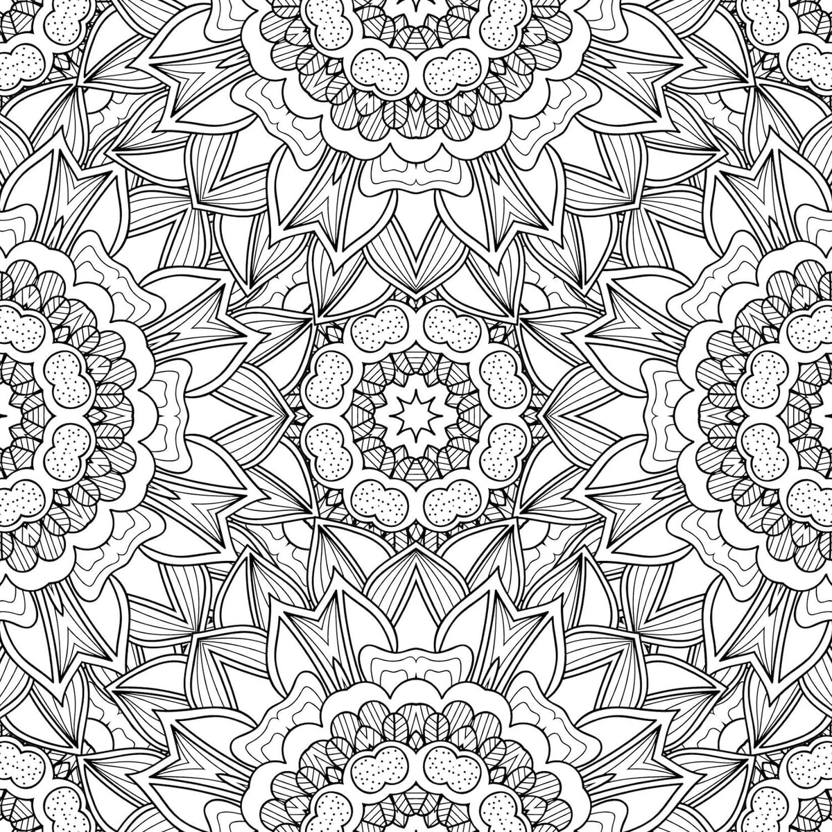 Refreshing Mandala Colouring Book for Adults Book 5| Intricate Mandala Designs for Mindfulness, Relaxation & Creativity | High Quality Paper for Pens, Pencils & Markers