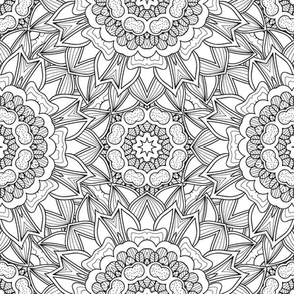 Refreshing Mandala Colouring Book for Adults Book 5| Intricate Mandala Designs for Mindfulness, Relaxation & Creativity | High Quality Paper for Pens, Pencils & Markers