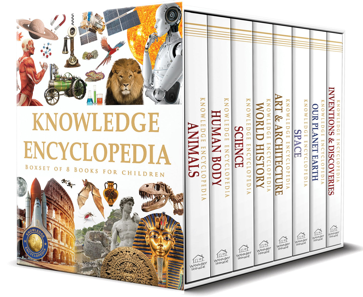 Knowledge Encyclopedia - Box Set of 8 Books for Children