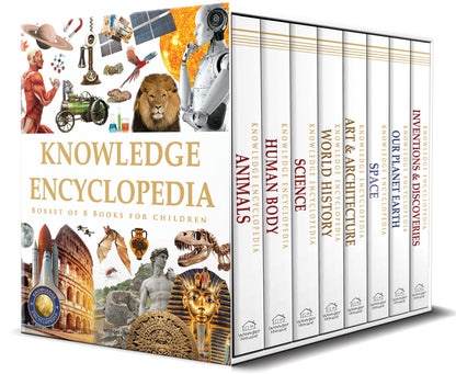 Knowledge Encyclopedia - Box Set of 8 Books for Children