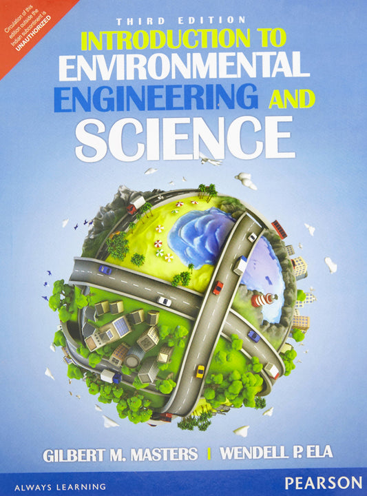 AICTE Recommended| Introduction to Environmental Engineering and Science| By Pearson by Masters (Author) book cover