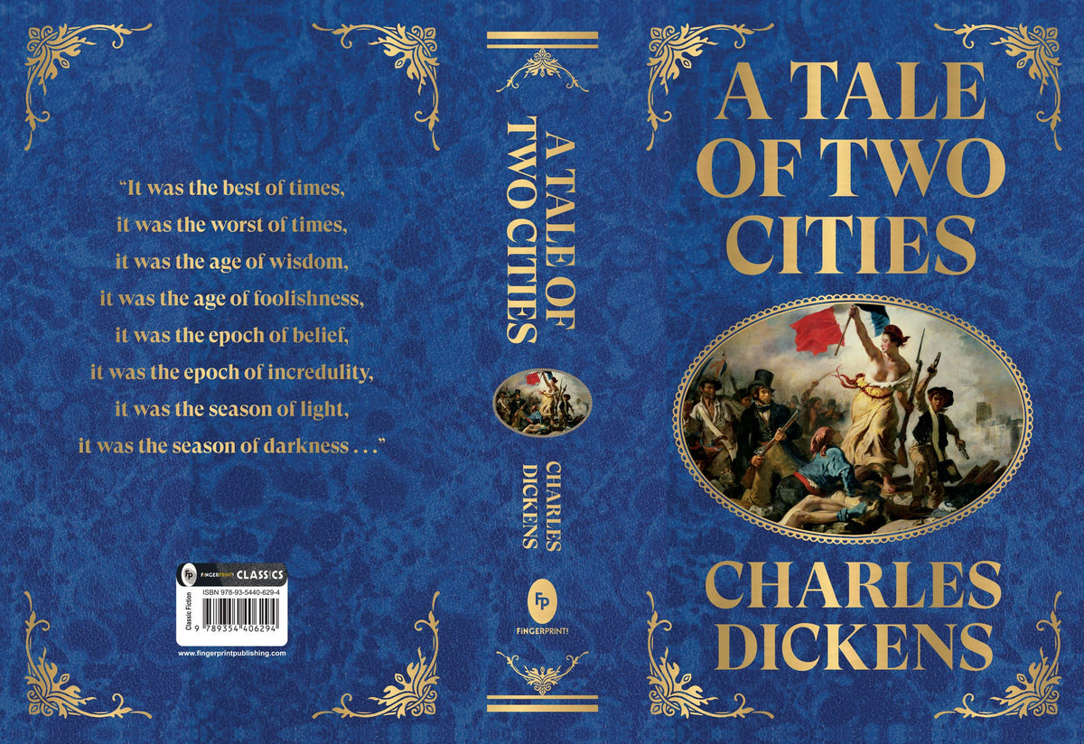 A Tale of Two Cities by Charles Dickens (Deluxe Hardbound Edition) – Classic Historical Literature| French Revolution| Explores Themes of Redemption and Oppression