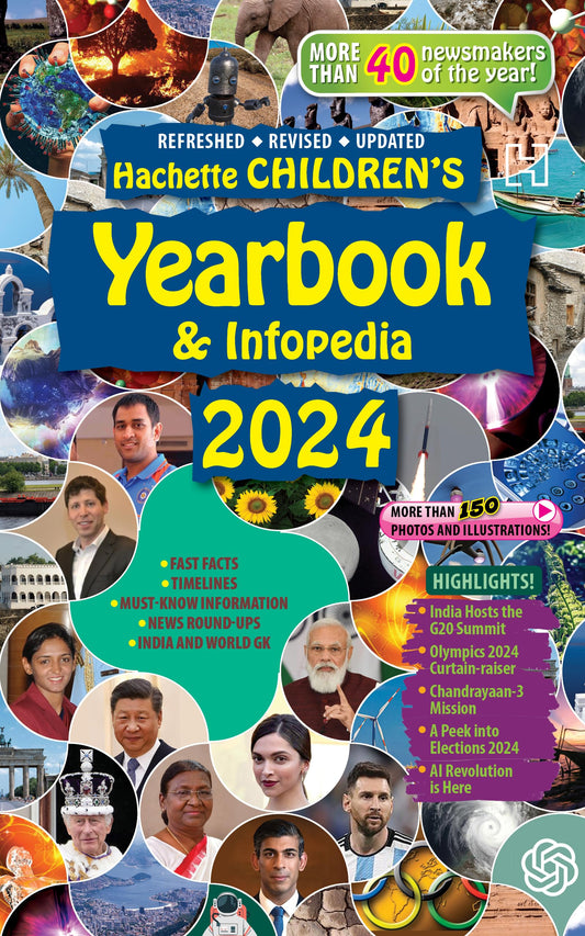 HACHETTE CHILDRENS YEARBOOK AND INFOPEDIA 2024 book cover