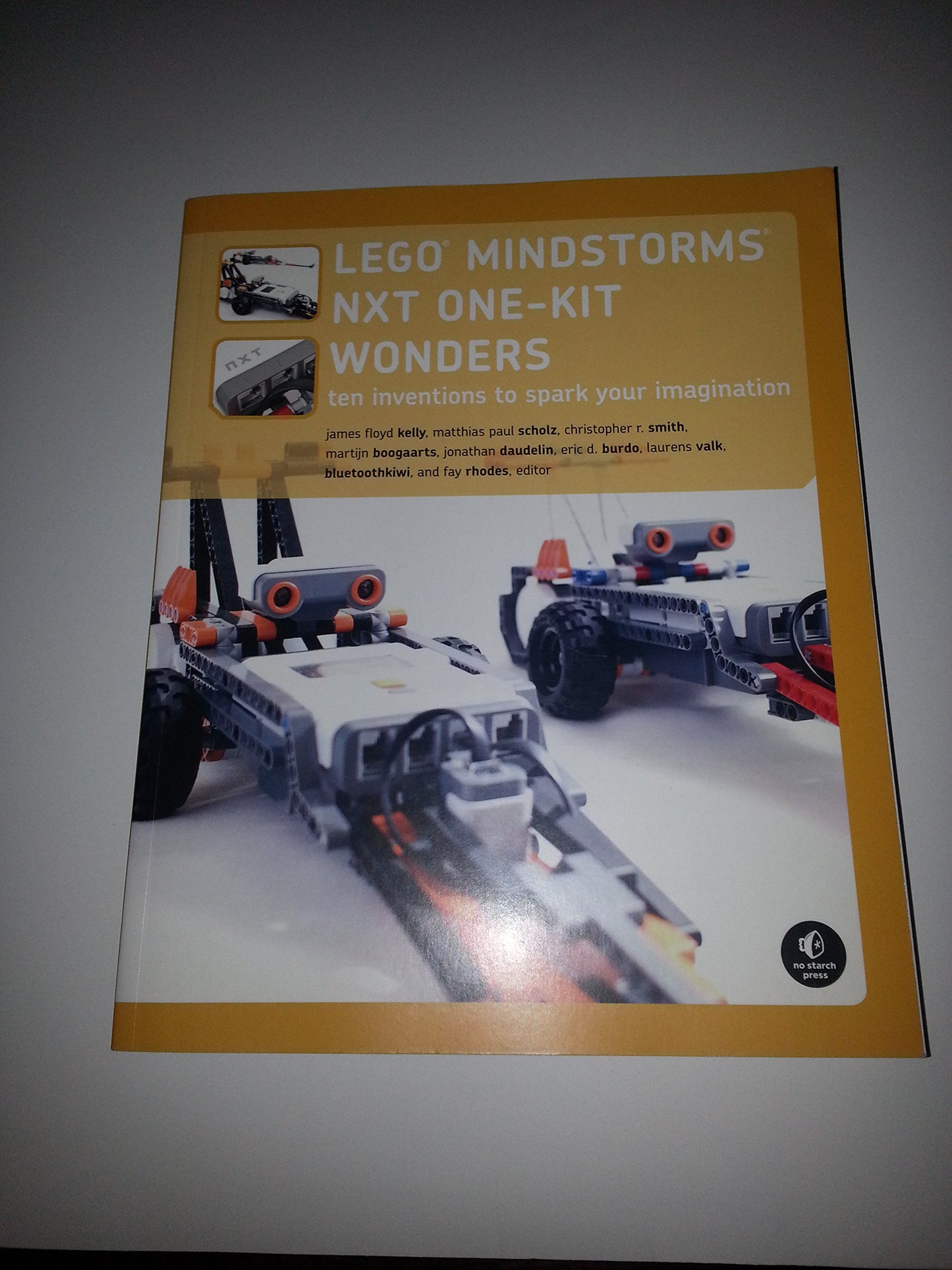 LEGO MINDSTORMS NXT One-Kit Wonders: Ten Inventions to Spark Your Imagination book cover