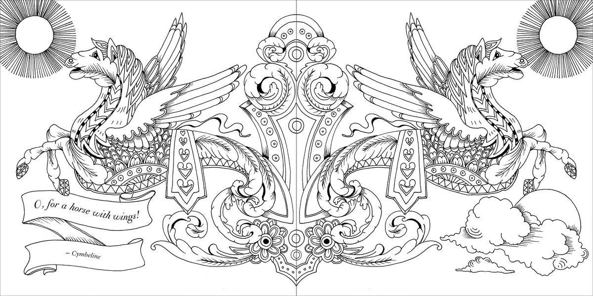 Escape to Shakespeare's World: A Colouring Book Adventure