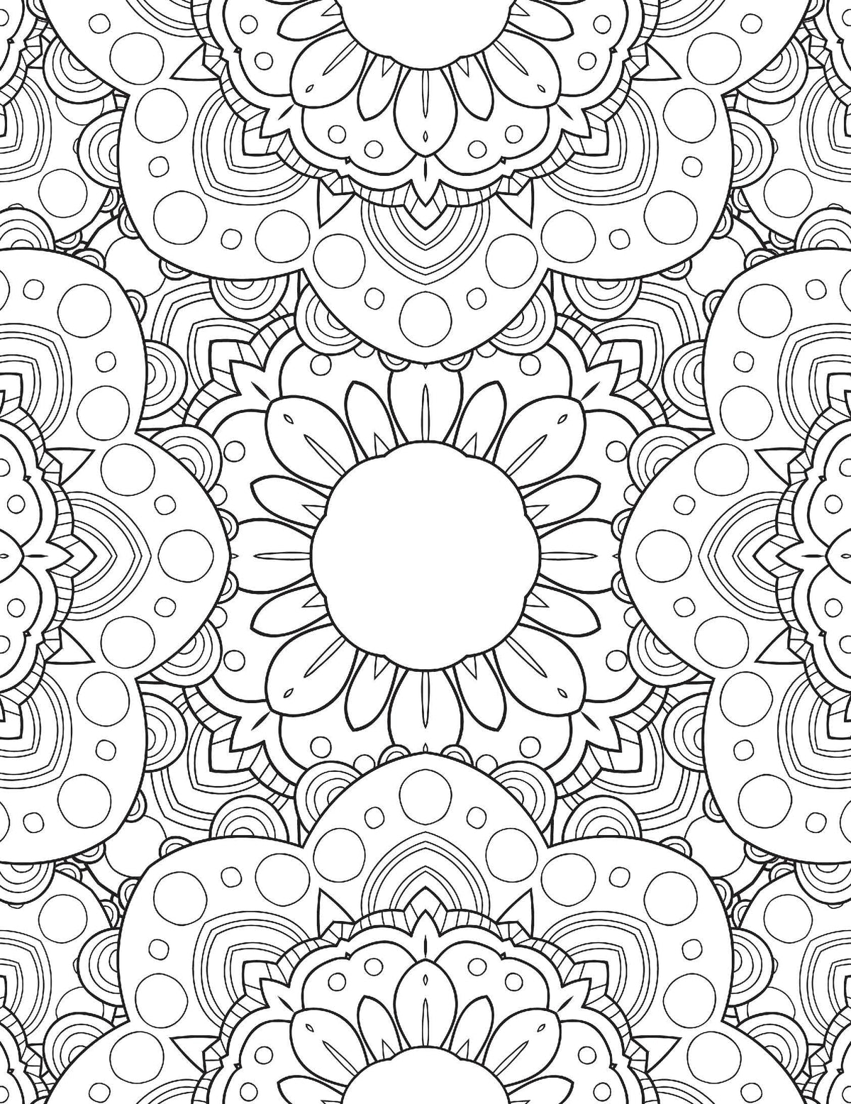 Flowers Adult Colouring Book for Relaxation & Mindfulness | Beautiful Floral Designs to Relieve Stress & Inspire Creativity with Colour