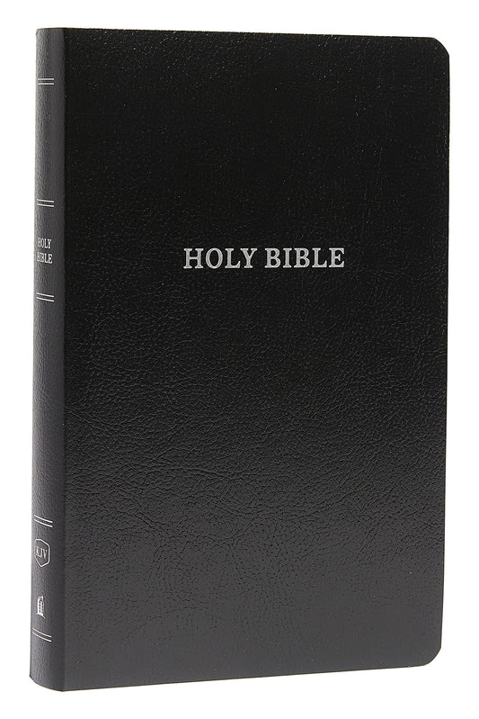 KJV, Gift and Award Bible, Leather-Look, Black, Red Letter, Comfort Print: Holy Bible, King James Ve book cover