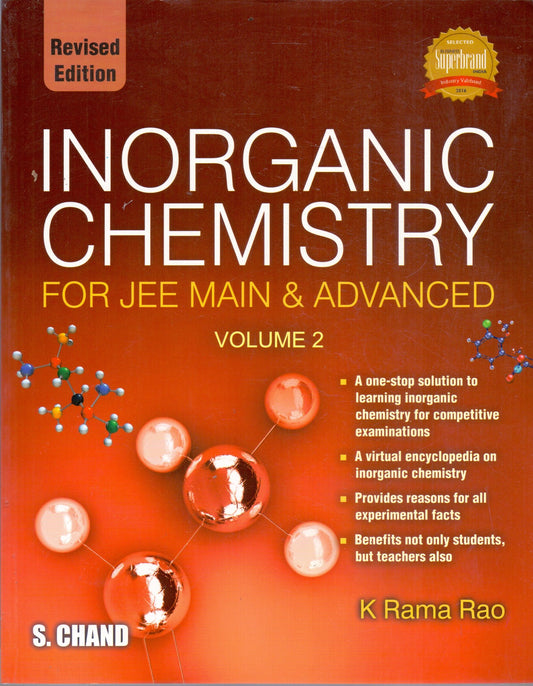 Inorganic Chemistry for JEE Main and Advanced: Volume 2 by K Ram Rao (Author) book cover